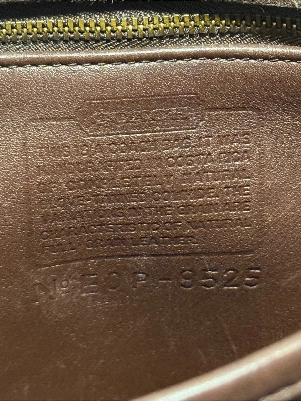 Beautiful vintage leather Coach purse chocolate brown - Picture 12 of 16